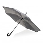 23” manuální reverzní deštník, šedá