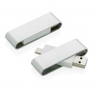 USB typu C Pivot, šedá