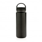 Vacuum insulated leak proof wide mouth bottle