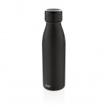 Swiss Peak vacuum bottle with mini true wireless earbuds, bl