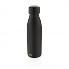 Swiss Peak vacuum bottle with mini true wireless earbuds, bl