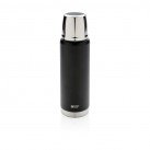 Swiss Peak Elite  1L copper vacuum flask, black