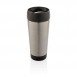 Easy clean vacuum coffee tumbler, silver