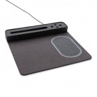 Air mousepad with 5W wireless charging and USB, black