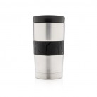 Dishwasher safe vacuum coffee mug, silver