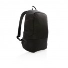 Standard RFID anti theft backpack PVC free, black