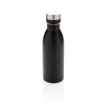 Deluxe stainless steel water bottle, black