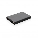 Aluminium 5.000 mAh pocket powerbank, black