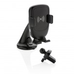 Auto Clamping Phone holder 5W wireless charging, black