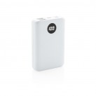 10.000 mAh pocket powerbank with triple input, white