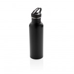 Deluxe stainless steel activity bottle, black