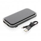 Swiss Peak luxury wireless 10.000 mAh powerbank, black