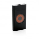 Encore 8.000 mAh wireless charging powerbank, black