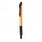 Bamboo & wheatstraw pen, black