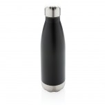 Vacuum insulated stainless steel bottle, black