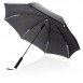 23" manual open/close  LED umbrella, black