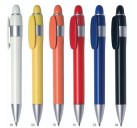 Kuličkové pero Polo - plnobarevné se stříbrnými doplňky