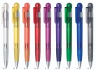 Kuličkové pero Tech - celobarevné se stříbrnými doplňky