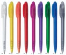 Kuličkové pero Bay - transparentní barvy, matný povrch